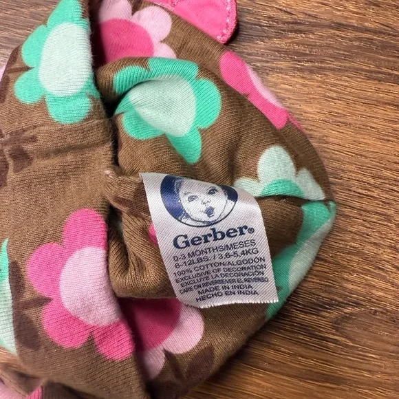 Carter's pink cat onesies bodysuits pants hat baby girl size 0-3 months bundle - Picture 8 of 8